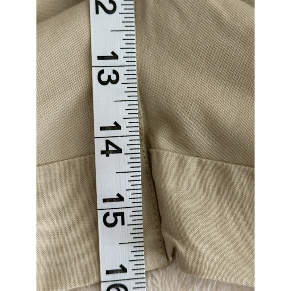 Eddie Bauer Women's Sunwashed Canvas Crop Pull-On Pants Costal Tan Pockets Sz 3X - Picture 13 of 15